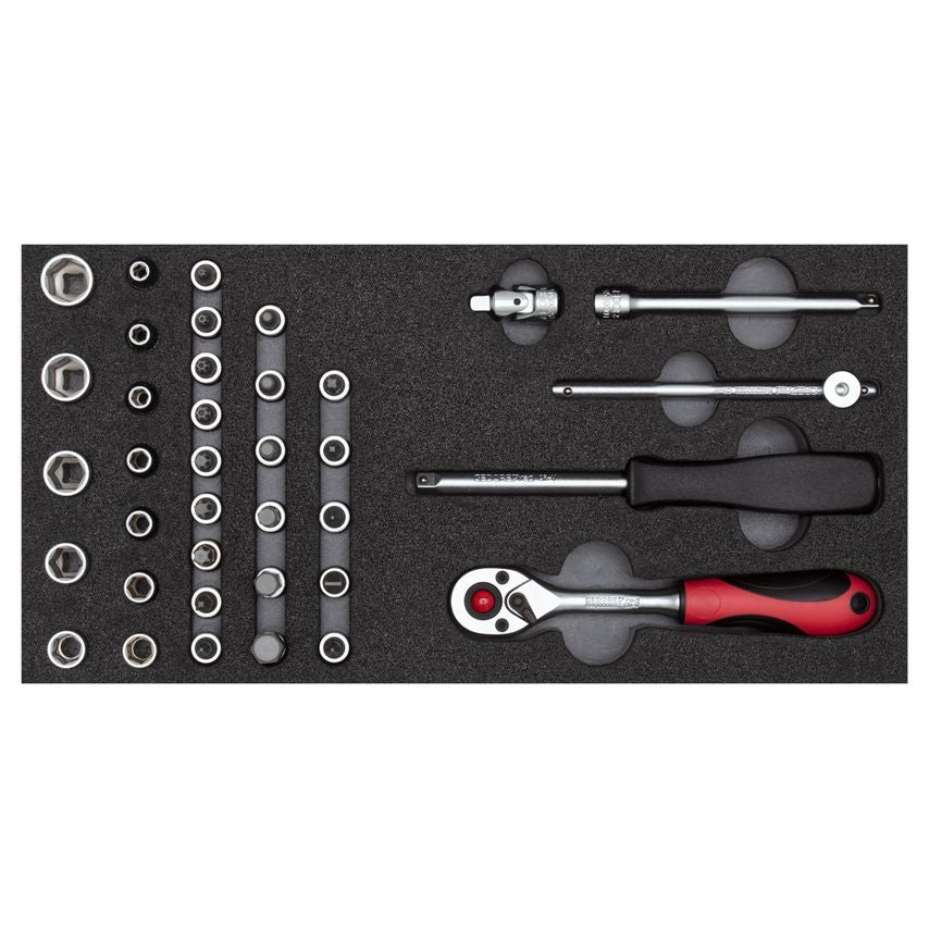 Socket set /4 2/6 CT-module 37pcs