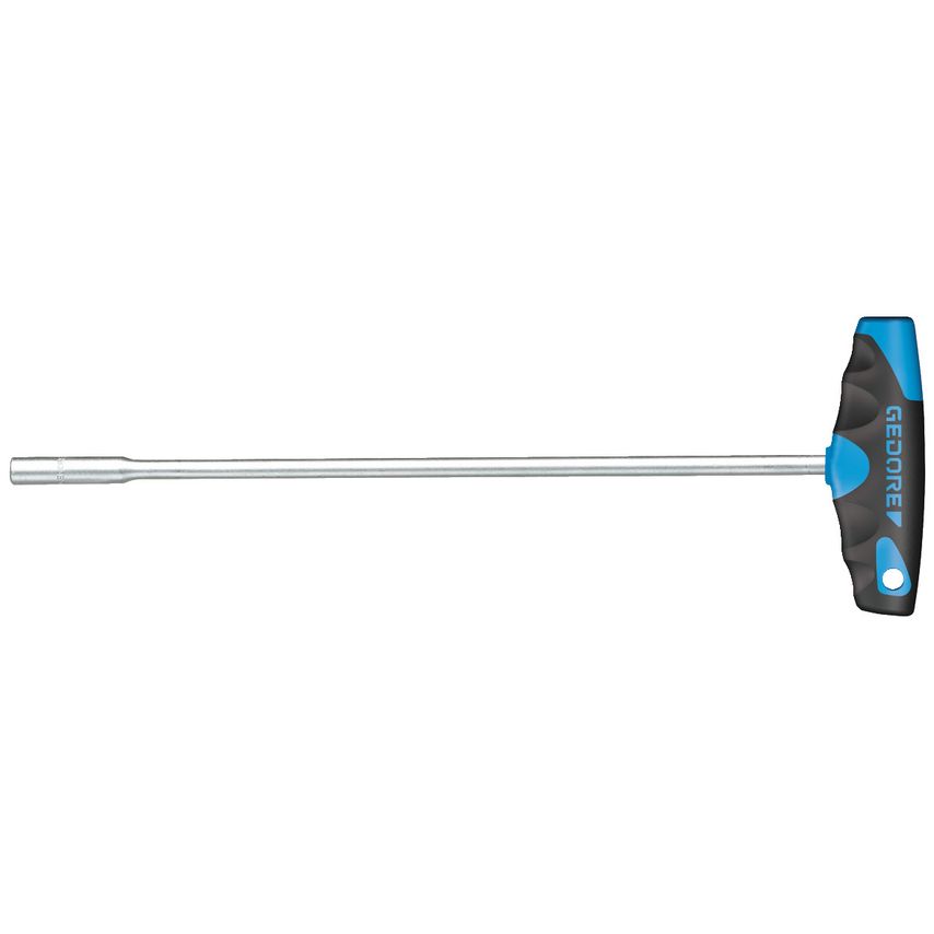 Socket wrench with 2C-T-handle 9 mm