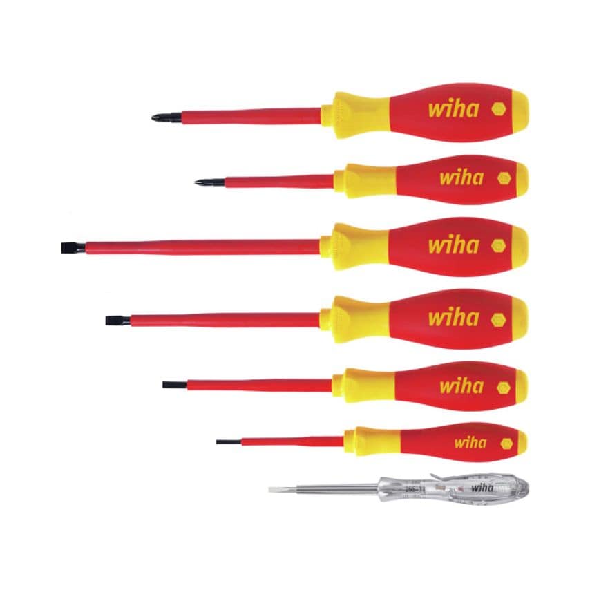 SoftFinish Electric SL/PH Screwdriver Set, 7 Piece