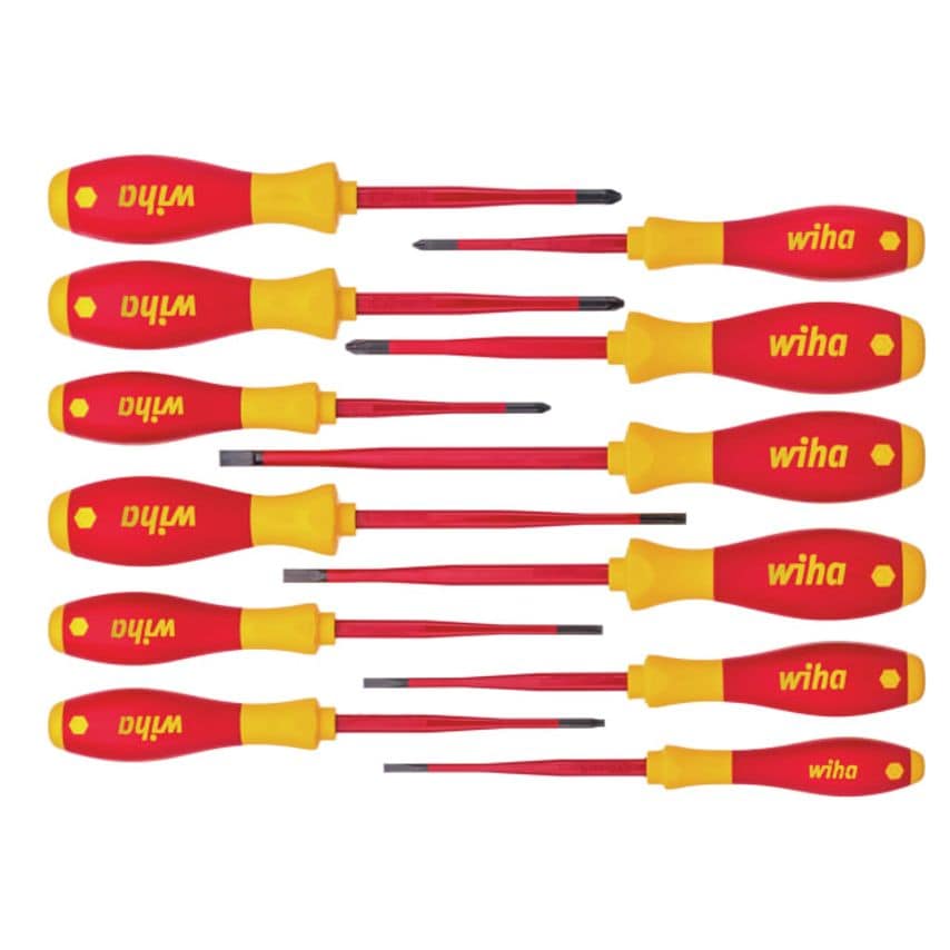 SoftFinish Electric slimFix Screwdriver Set, 12 Piece