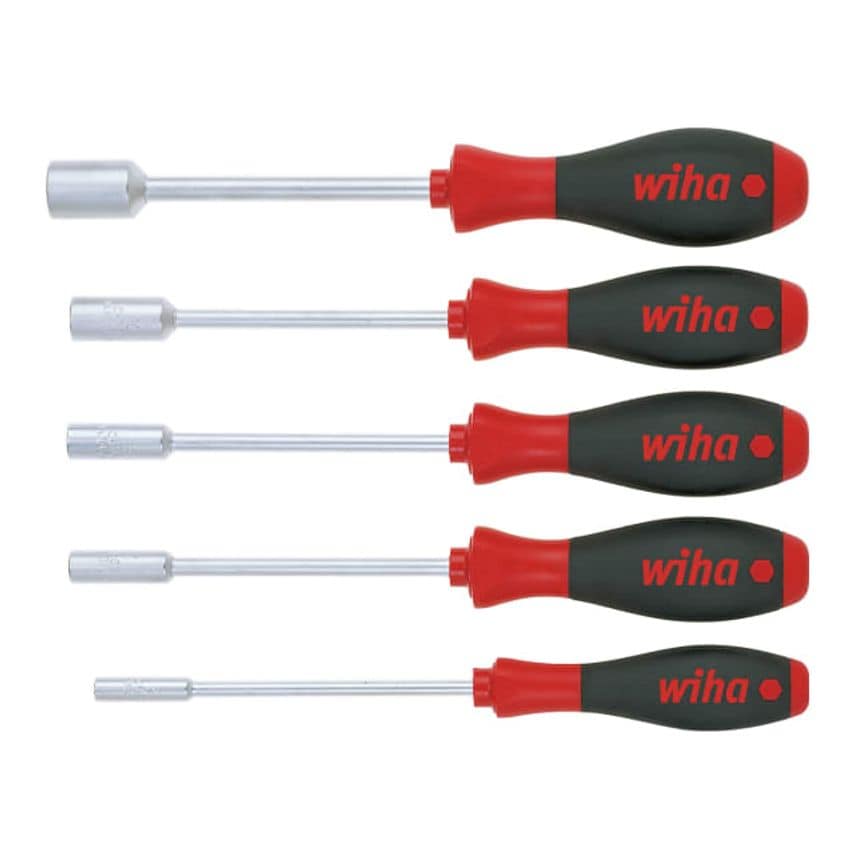 SoftFinish Hex Nut Driver Set, 5 Piece