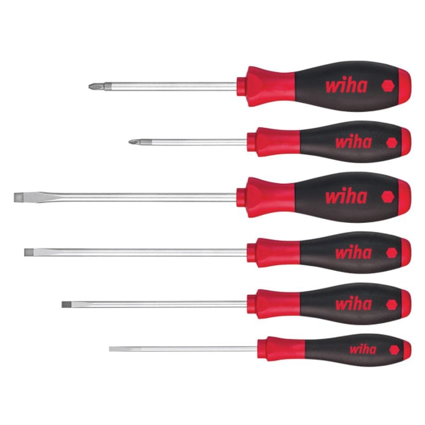 SoftFinish Sl/Pz Screwdriver Set, 6 Piece