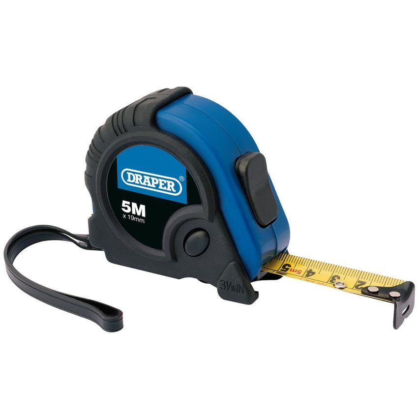 Soft Grip Measuring Tape - 5m/16ft x 19mm