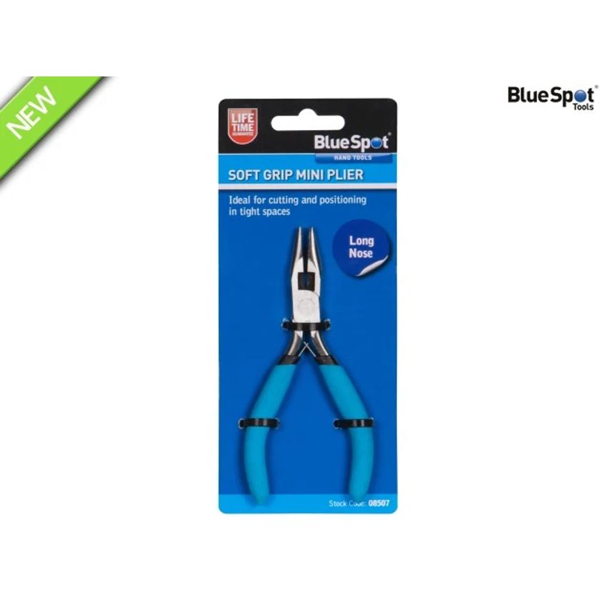 Soft Grip Mini Long Nose Pliers