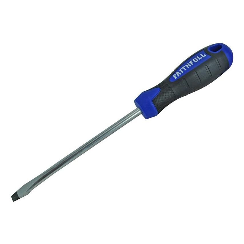 Soft Grip Screwdriver Flared Slotted Tip 10.0 x 200mm FAISDF200