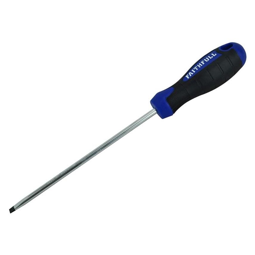 Soft Grip Screwdriver Parallel Slotted Tip 5.5 x 150mm FAISDP150