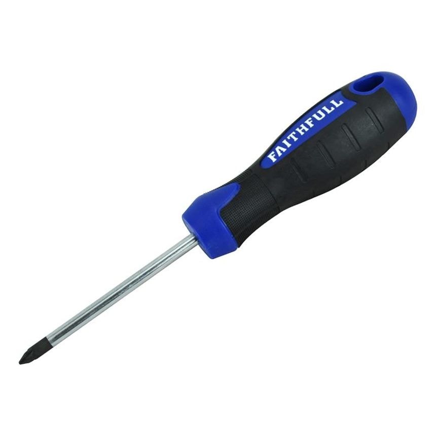 Soft Grip Screwdriver Pozidriv Tip PZ1 x 75mm FAISDPZ1