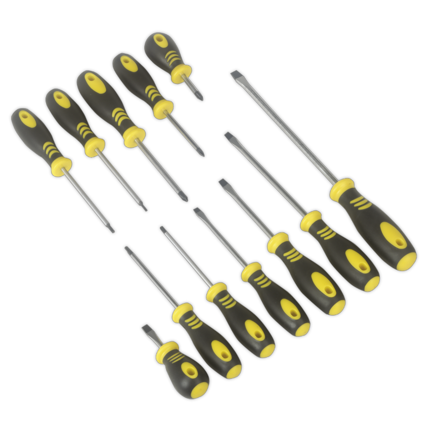 Soft Grip Screwdriver Set 12 Piece
