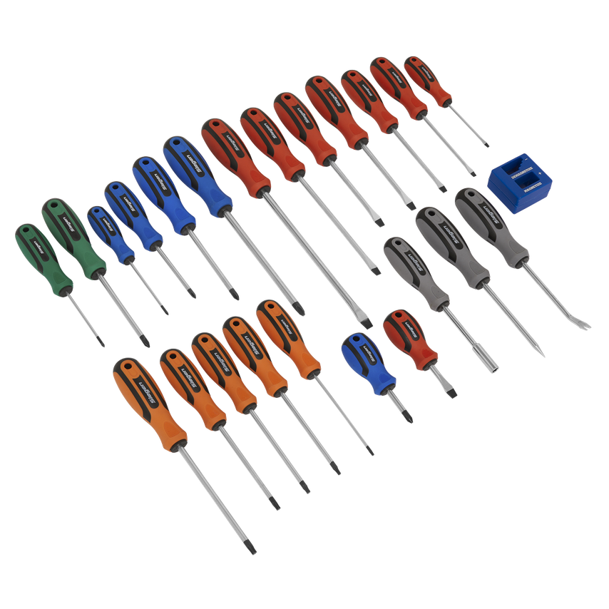 Soft Grip Screwdriver Set 24 Piece