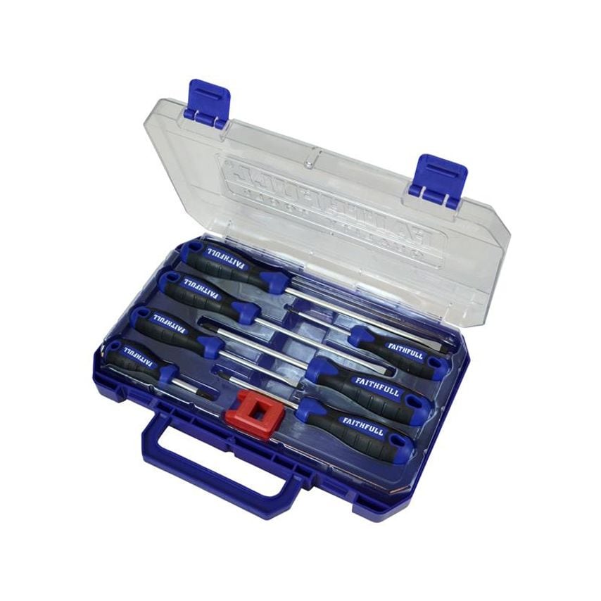 Soft Grip Screwdriver Set, 8 Piece FAISDSET8PRO