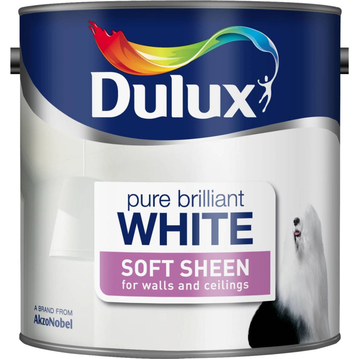 Soft Sheen Paint 2.5 Litre Pure Brilliant White