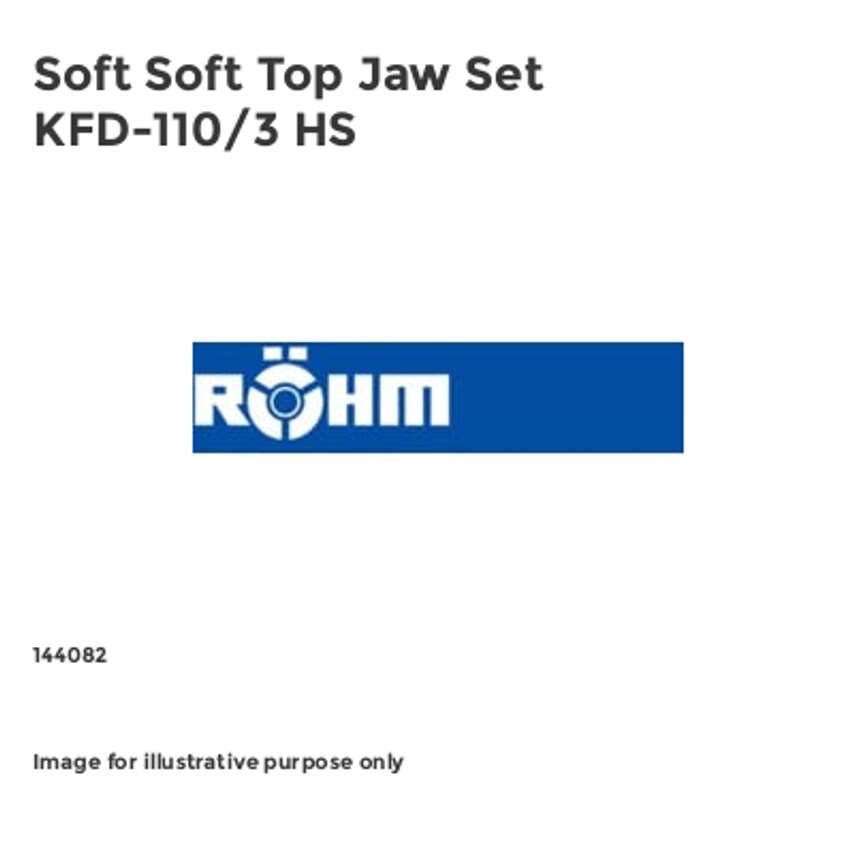 Soft Soft Top Jaw Set KFD-110/3 HS