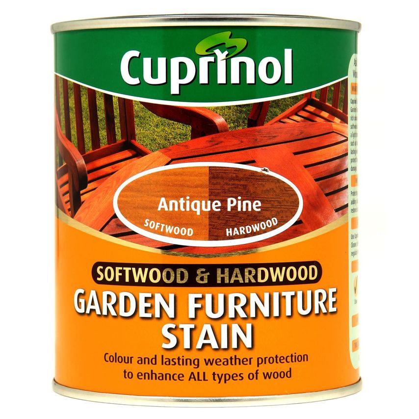 Softwood Hardwood Garden Furniture Stain Antique Pine 750ml