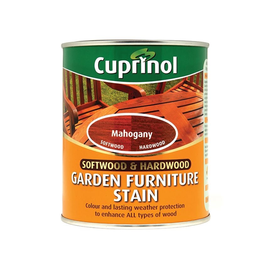 Softwood & Hardwood Garden Furniture Stain Mahogany 750ml CUPGFSM750