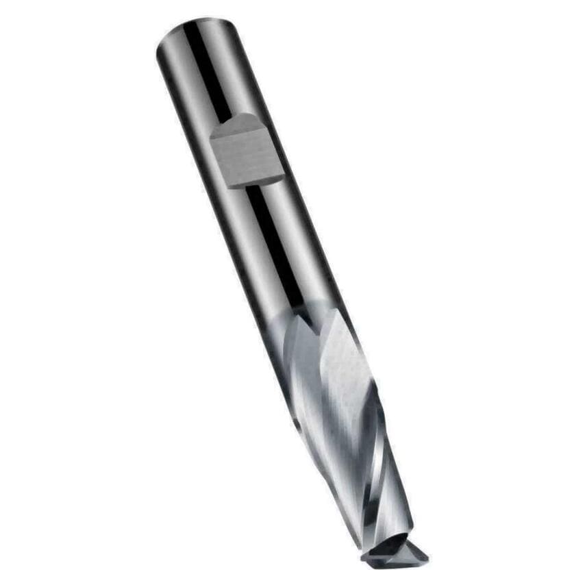 Solid Carbide Alcrona High Perf Mult-App 2 Flute Slot Drill, Short Length Din 6527 L 4.00 Mm