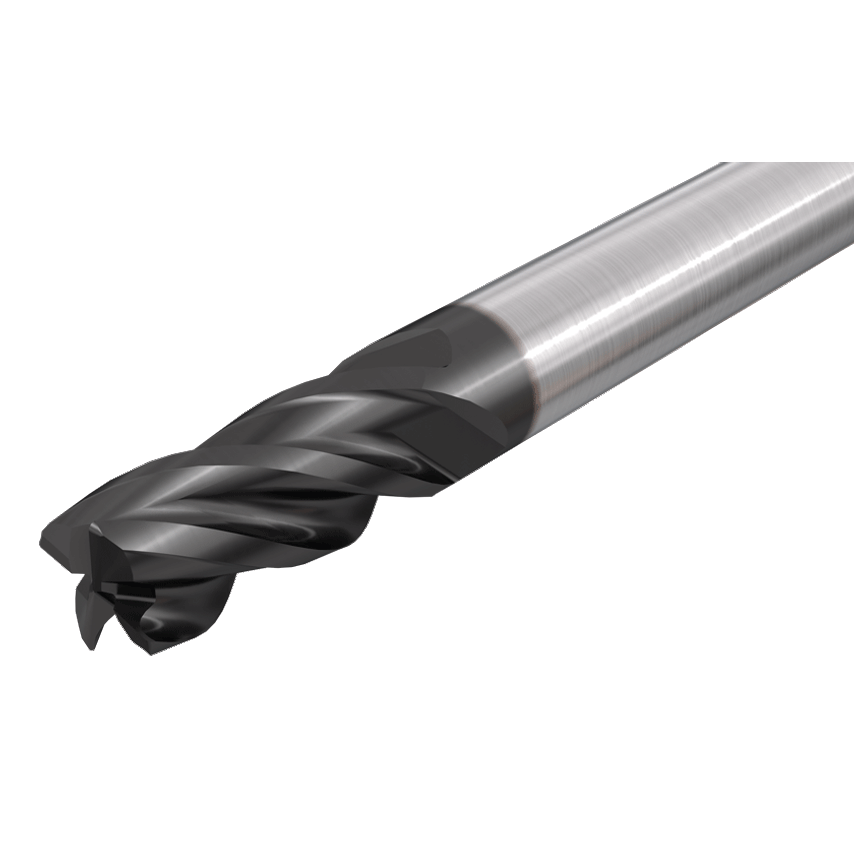 Solid Carbide Em ECK-H4M 10-20C10CFR0.5-72 - Pack of 1