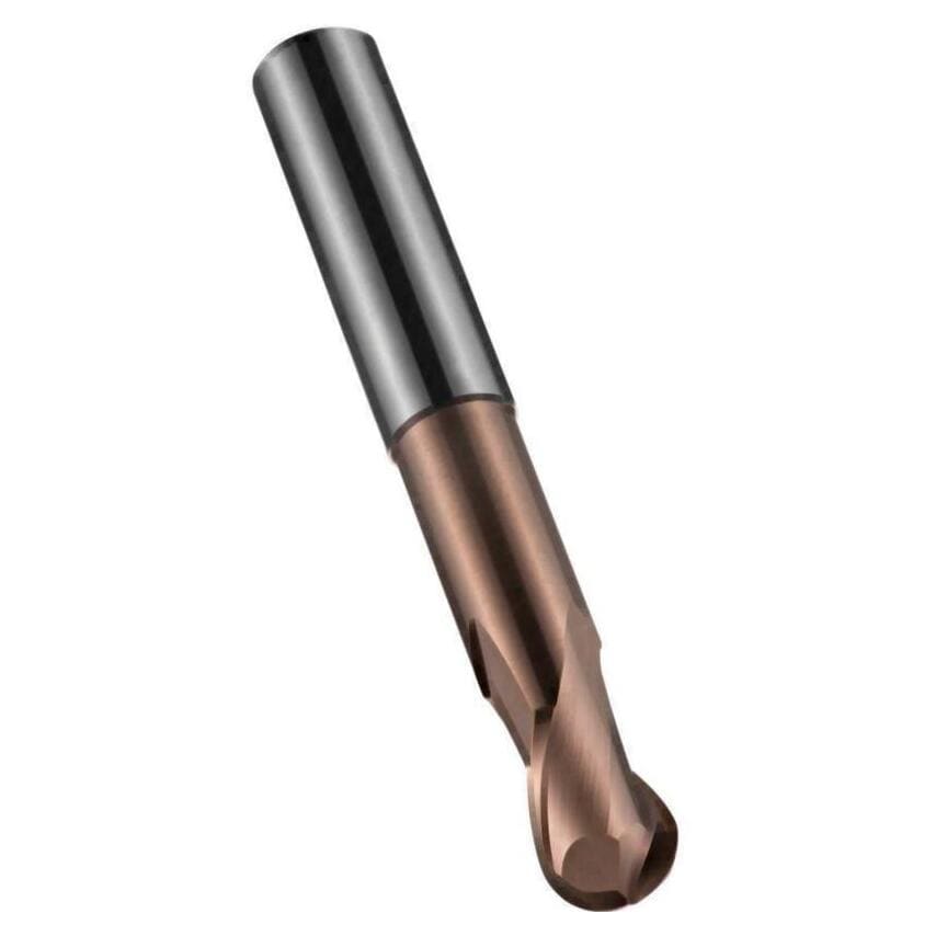 Solid Carbide Tisin 4 Flute Unequal Helix Long Series Unequal Pitch End Mill 8.0 Mm