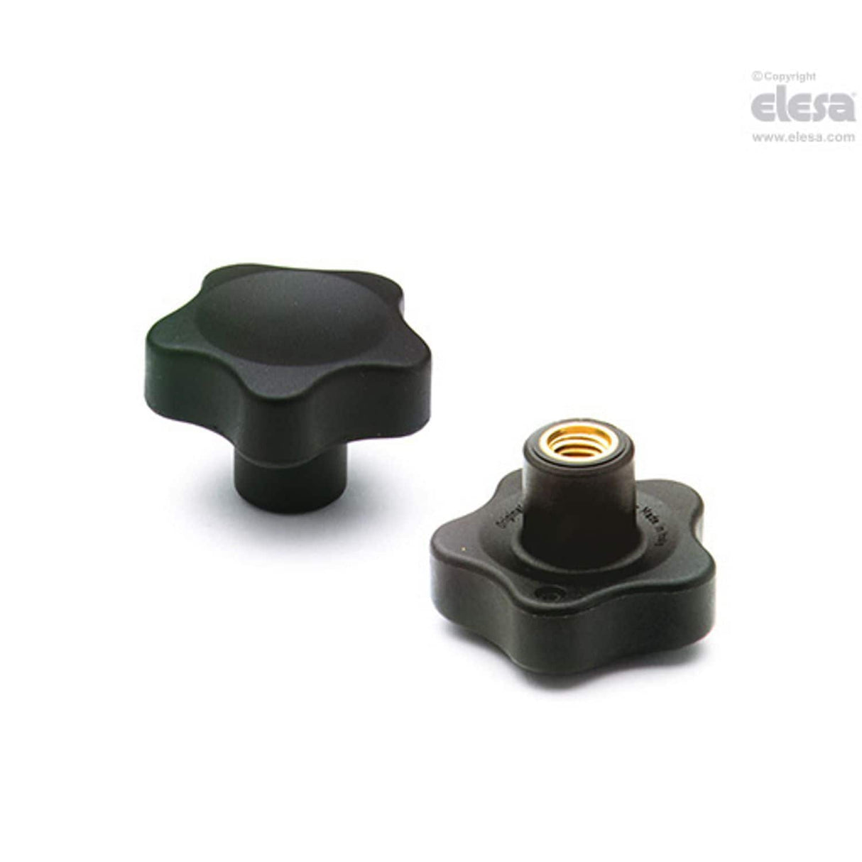 Solid lobe knob-VC.692/25 B-M4