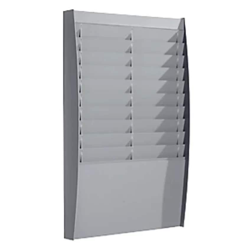 Sorting Board, 2 X 10 Compartments, HxWxD 865 X 544 X 106mm, White Aluminium