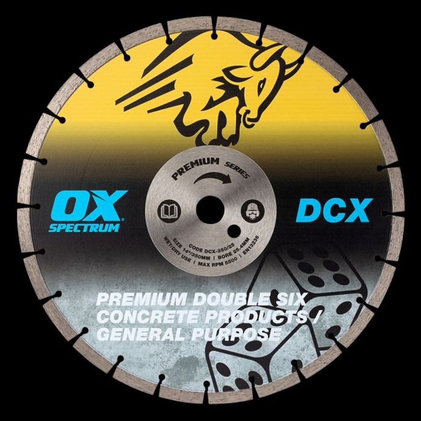 Spectrum Plus Double Six Diamond Blade GP 350/20mm