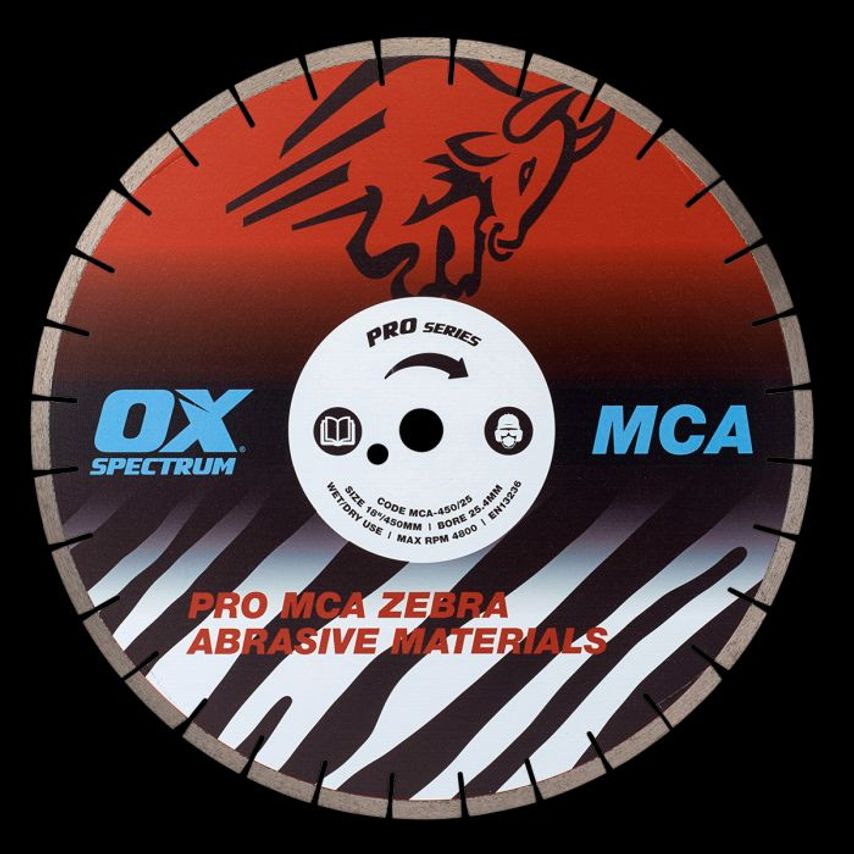 Spectrum Superior Zebra Diamond Blade Abrasive 300/20mm