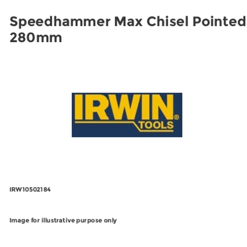 Speedhammer Max Chisel Pointed 280mm IRW10502184