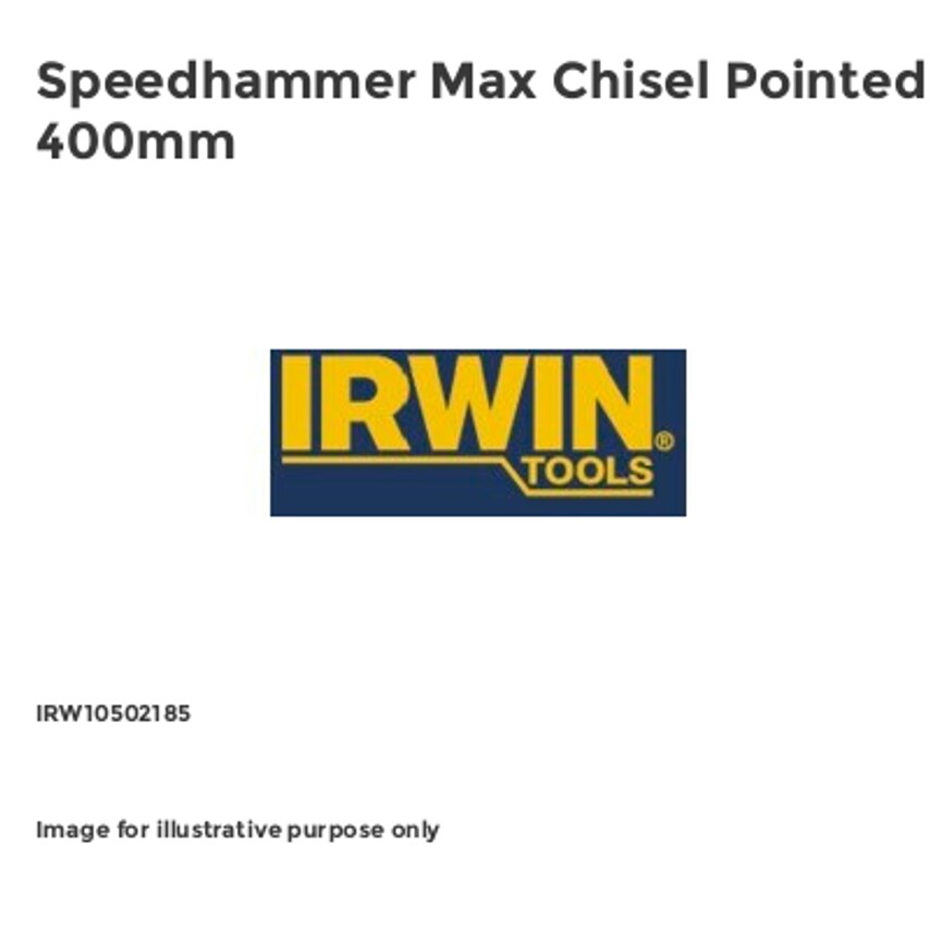 Speedhammer Max Chisel Pointed 400mm