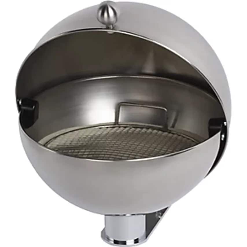 Spherical Wall Ashtray Stainless Steel, For Wall Mounting, HxWxD 280 X 260 X 300mm