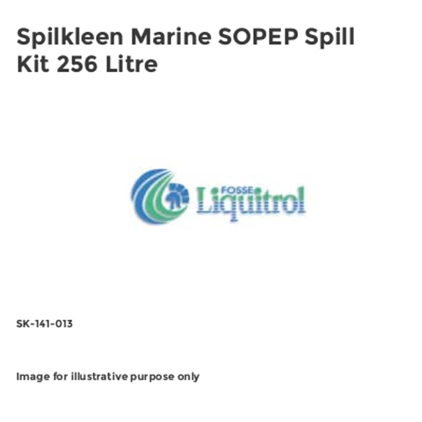 Spilkleen Marine SOPEP Spill Kit 256 Litre SK-141-013