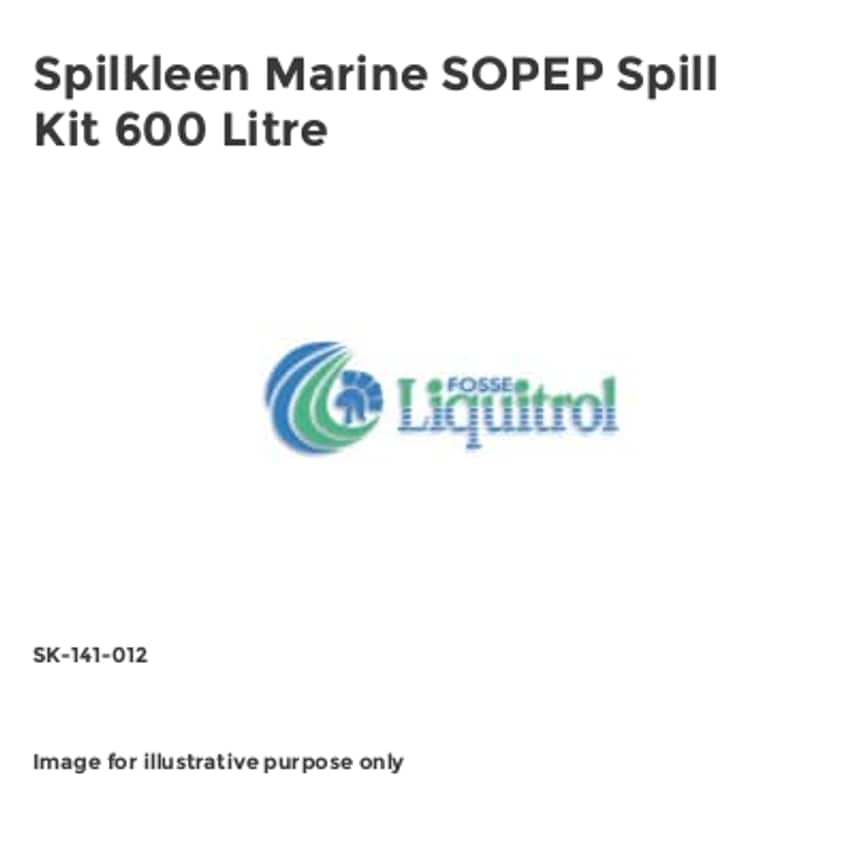 Spilkleen Marine SOPEP Spill Kit 600 Litre