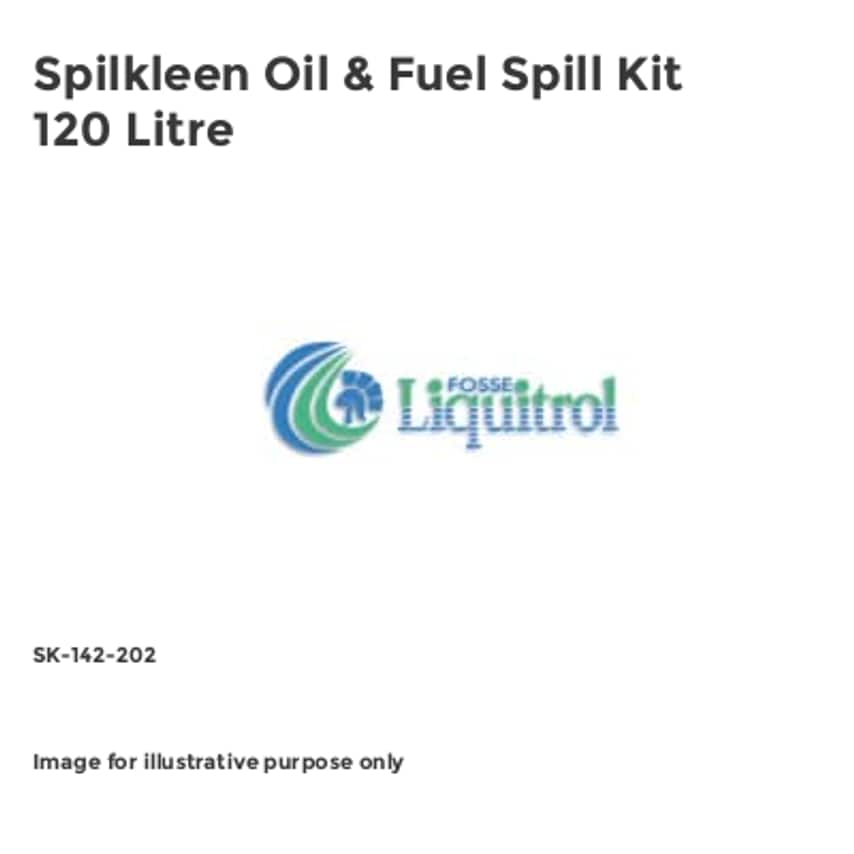 Spilkleen Oil & Fuel Spill Kit 120 Litre