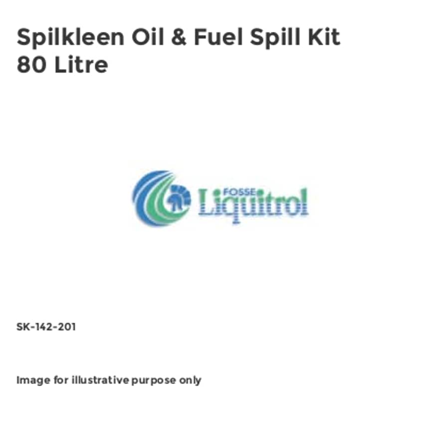 Spilkleen Oil & Fuel Spill Kit 80 Litre SK-142-201