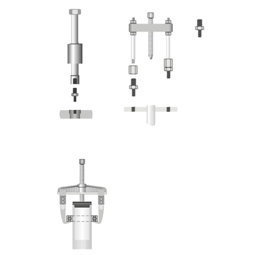 Spindle pressure pads d 25-64 mm