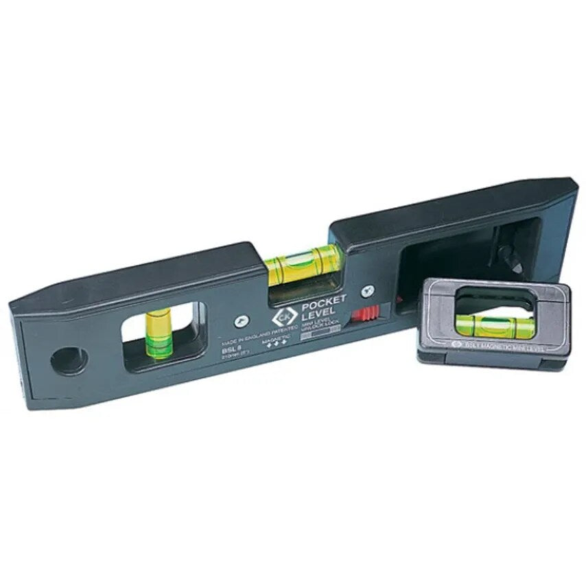 Spirit Level Pocket and line 210mm Carbon Steel