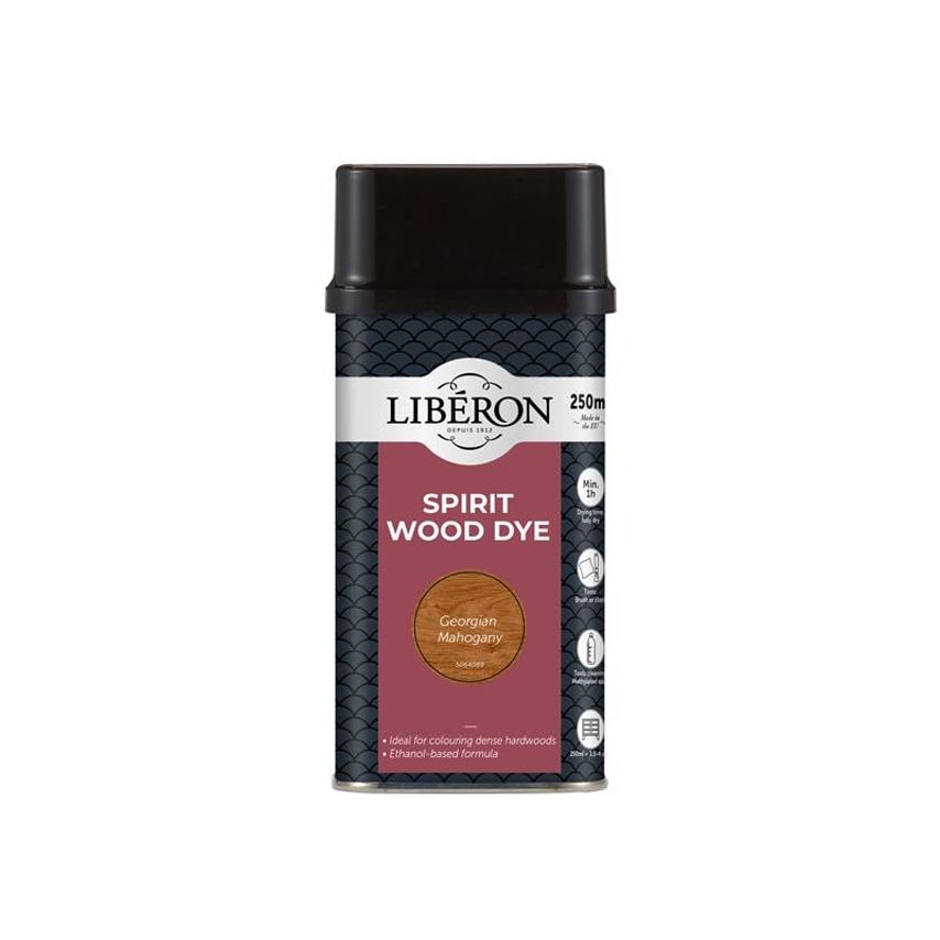 Spirit Wood Dye Georgian Mahogany 250ml
