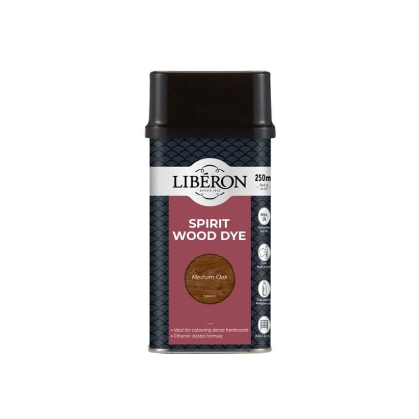 Spirit Wood Dye Medium Oak 250ml