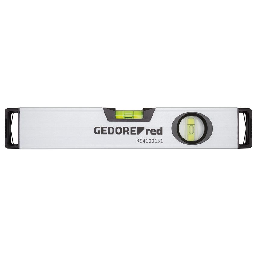 Spirit level l.300mm 2xlevel magn. alum.