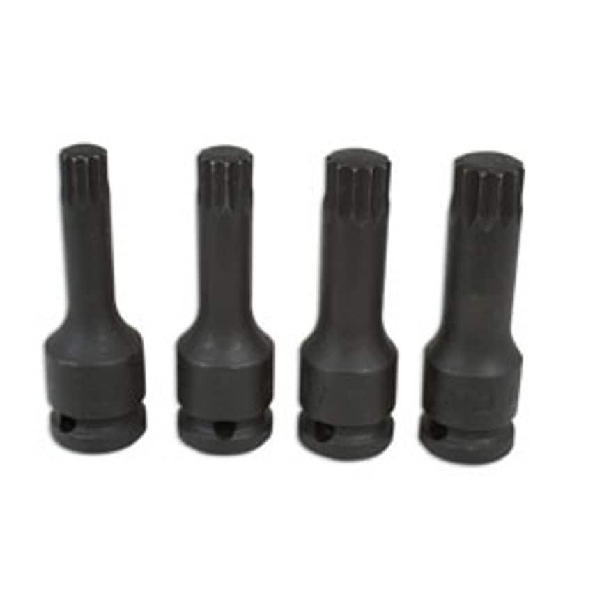 Spline Bit Set - 4 Piece