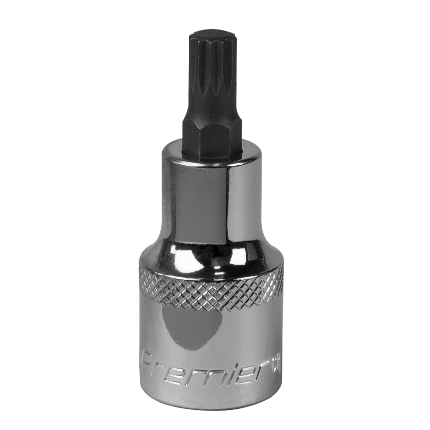 Spline Socket Bit M8 1/2" Square Drive