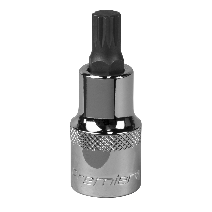 Spline Socket Bit M9 1/2" Square Drive