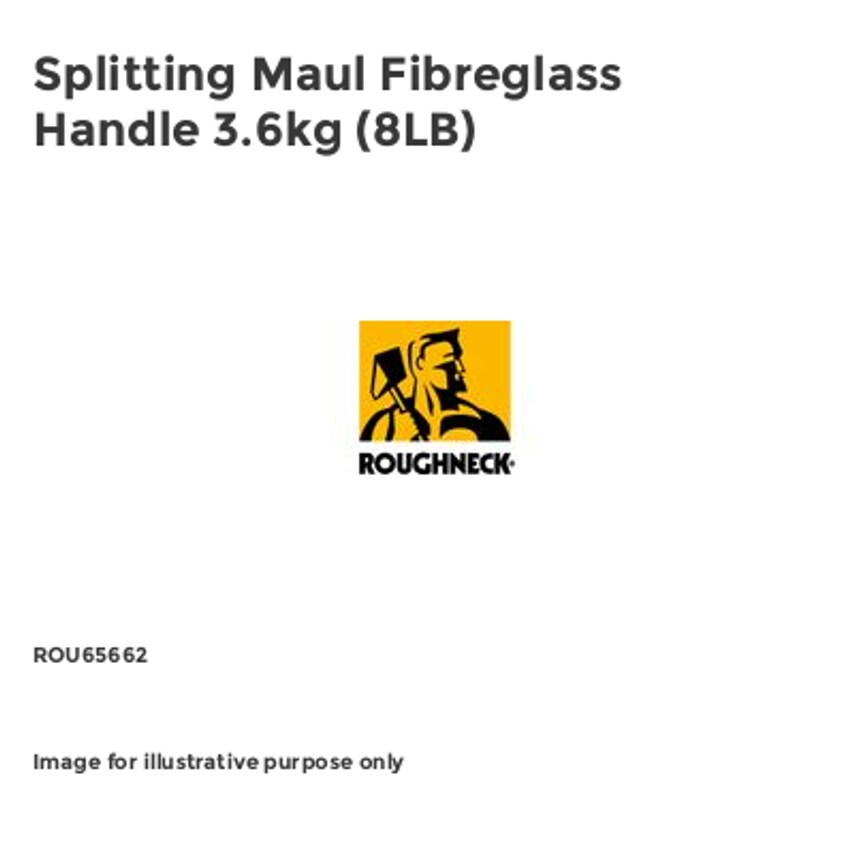 Splitting Maul Fibreglass Handle 3.6kg (8LB)