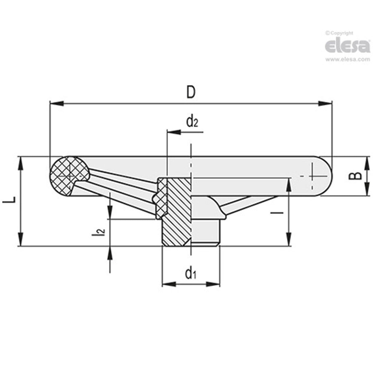 Spoked handwheel-VR.125 FP