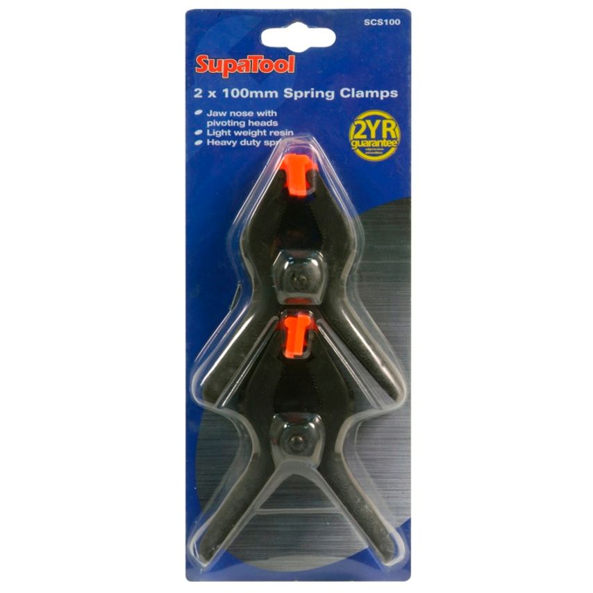 Spring Clamps 2 x 100mm