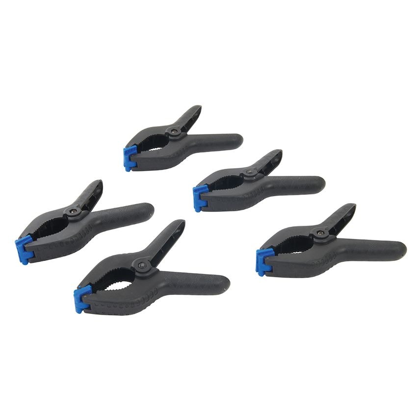 Spring Clamps 5pk 170mm Length/70mm Jaw