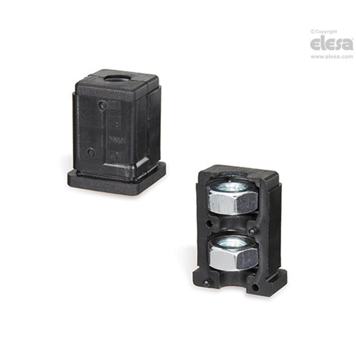 Square tube expander end-cap-NDE.Q-25x1.5-M10