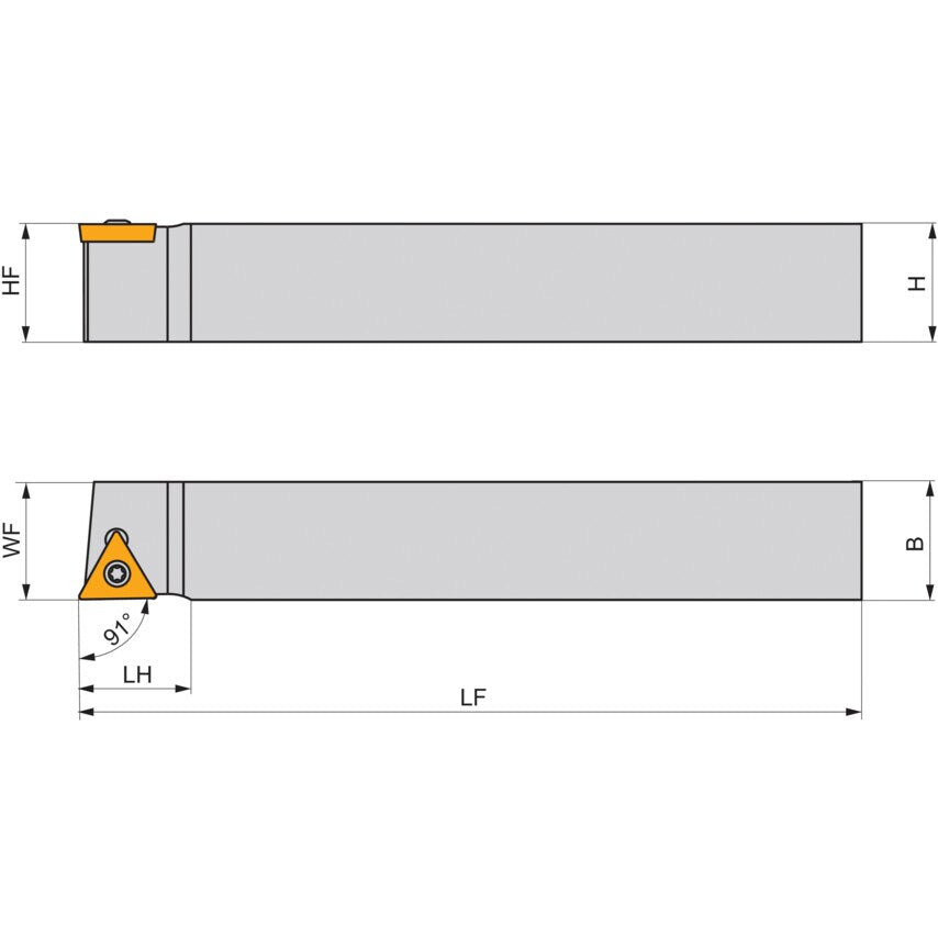 Stacl 1212 K 11-S External Turn Holder Left Hand