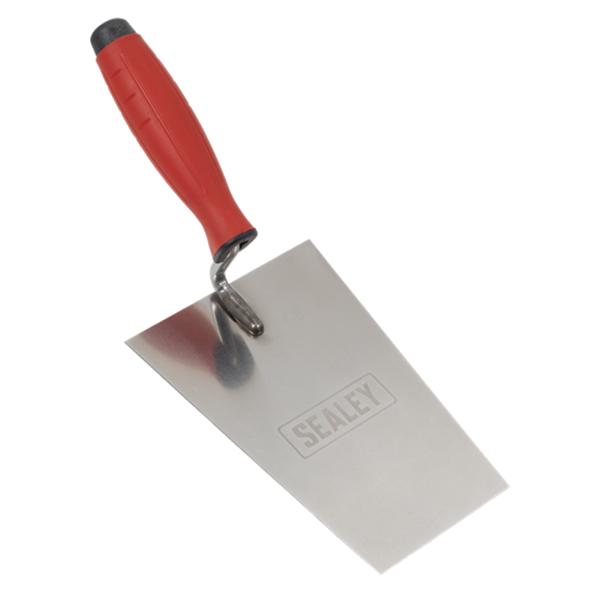Stainless Steel Bucket Trowel Rubber Handle 180mm