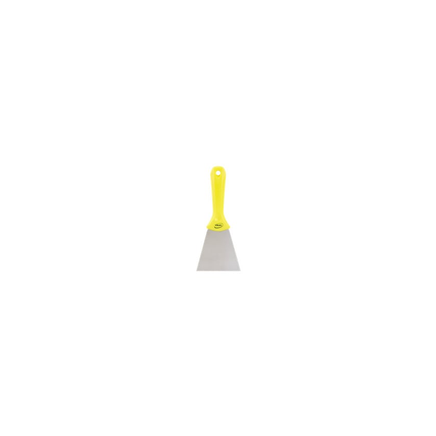 Stainless Steel Hand Scraper 100mm Yellow
