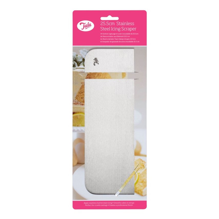 Stainless Steel Icing Scraper 25.5cm