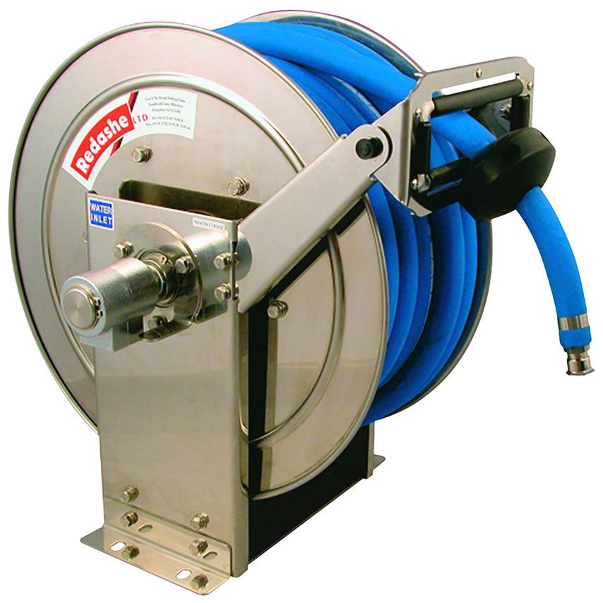 Stainless Steel Spring Rewind Reel - CCRHA-1930SS